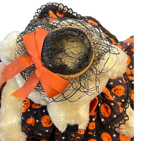 Vintage Halloween Bear Stuffed Animal Plush 11" - Picture 7 of 10